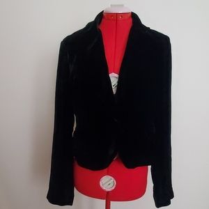 BCBGMAXAZRIA Crush Velvet Jacket